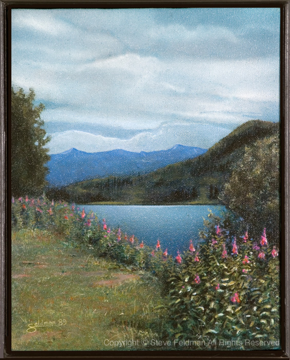 Alaska Roadside landscape painting