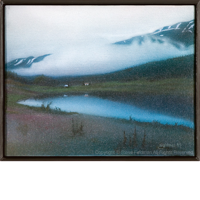 Alaska Homestead landscape painting