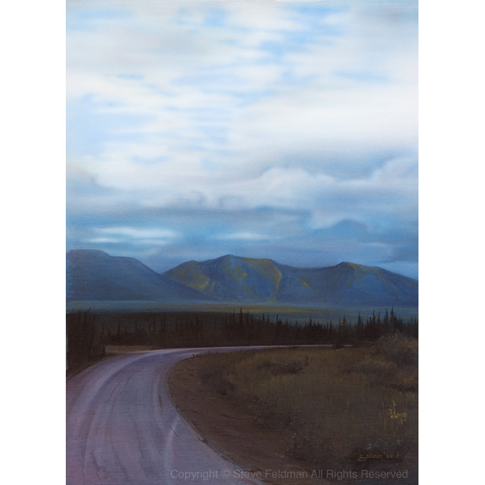 Cassiar Hwy British Columbia landscape painting