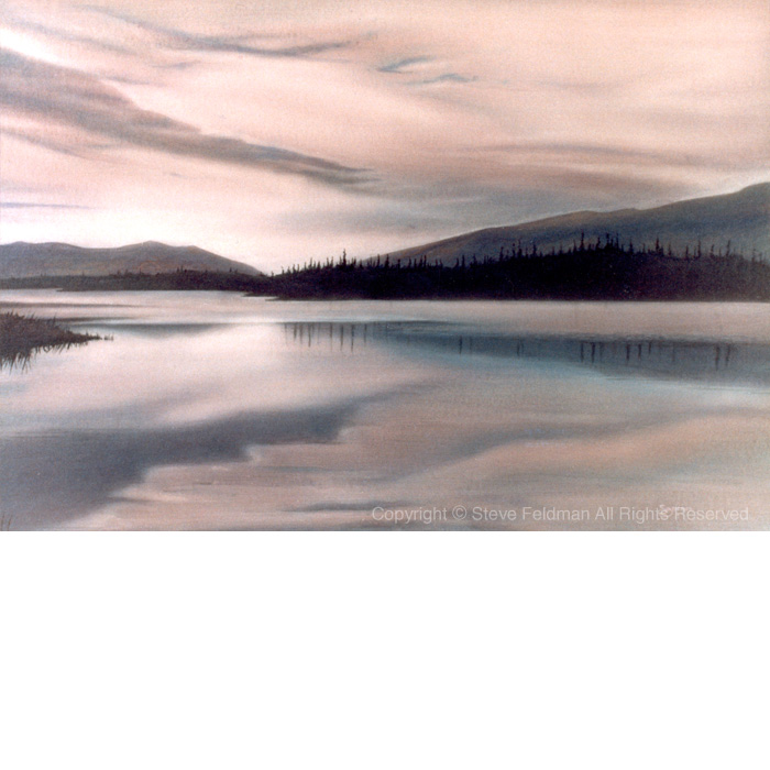 Alaska Reflections landscape painting