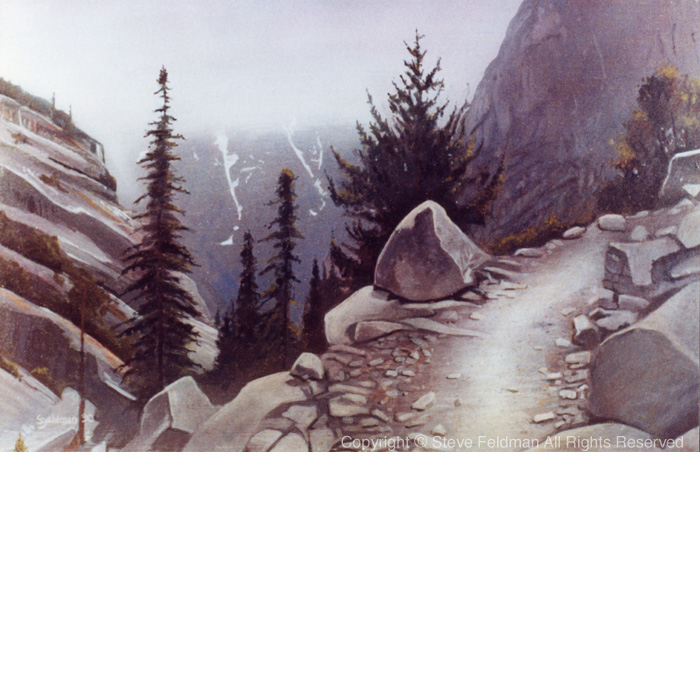 Sequoia Trail landscape painting