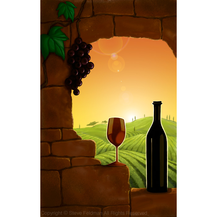 Classical Wine Poster 