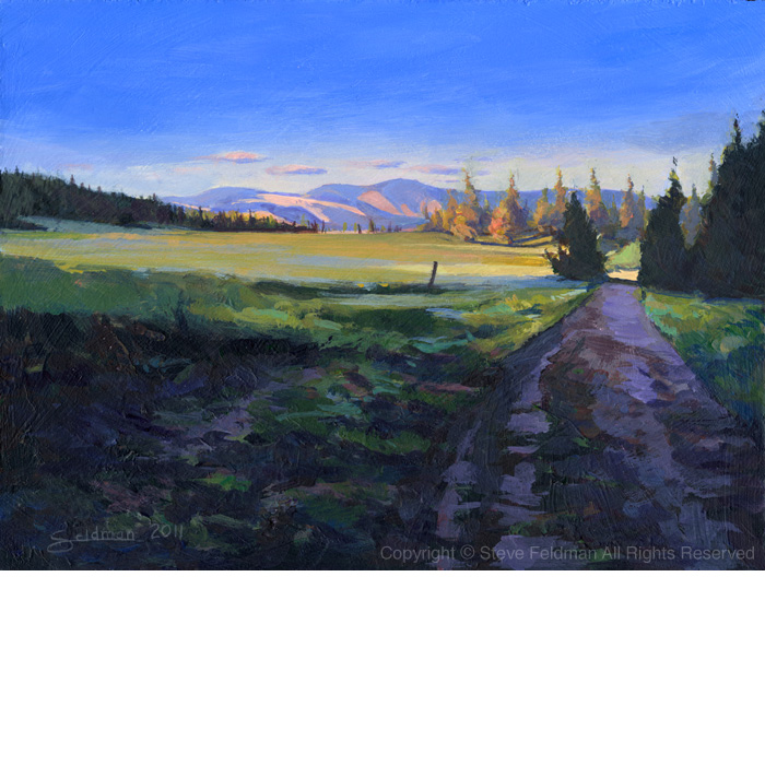 Sunset Run landscape painting